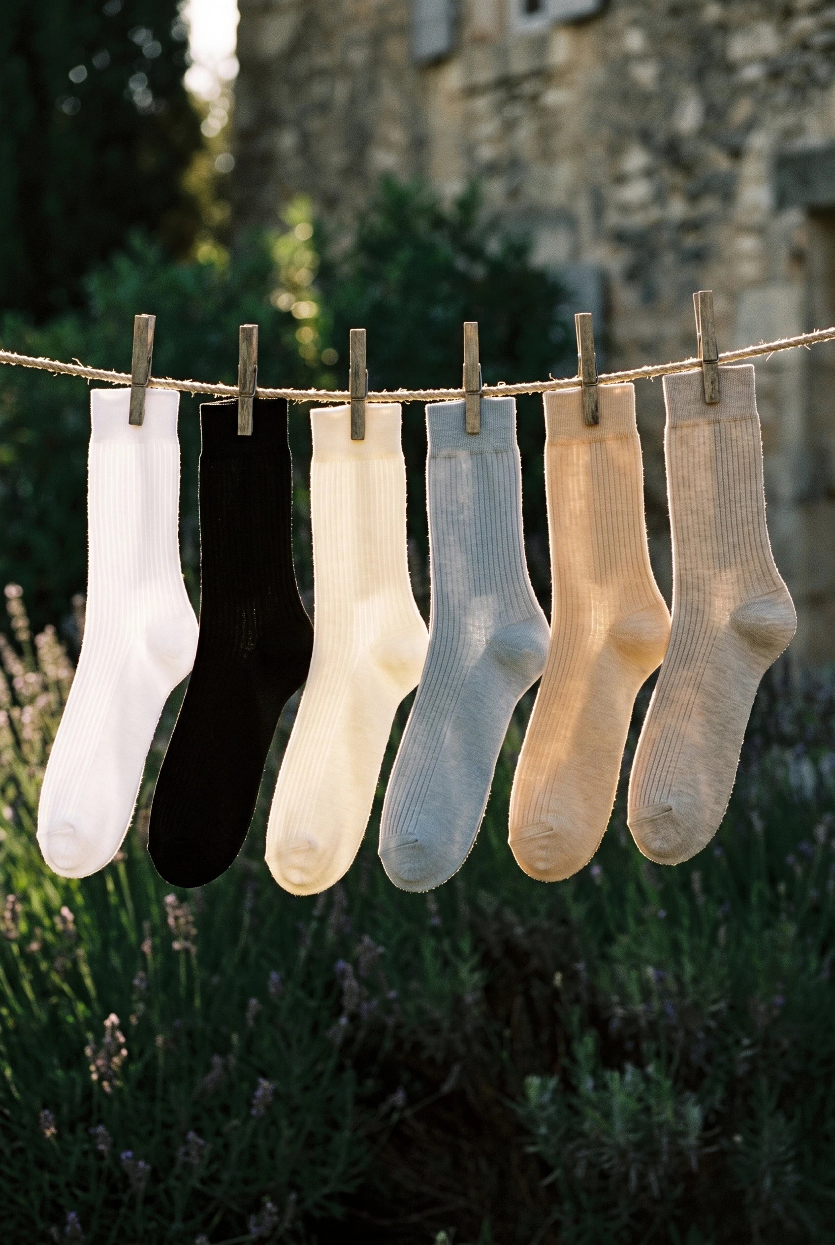Chaussettes Hautes ANDY en bambou | Fini les pieds humides