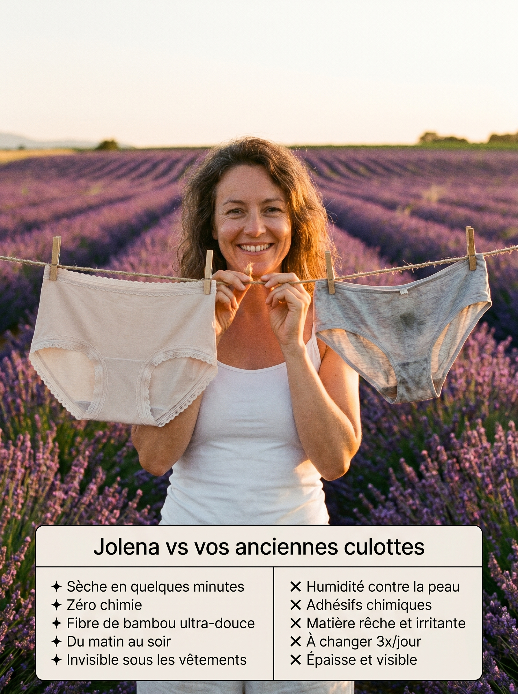 Culotte LILI en bambou (Taille Haute) | Fini l'humidité du quotidien
