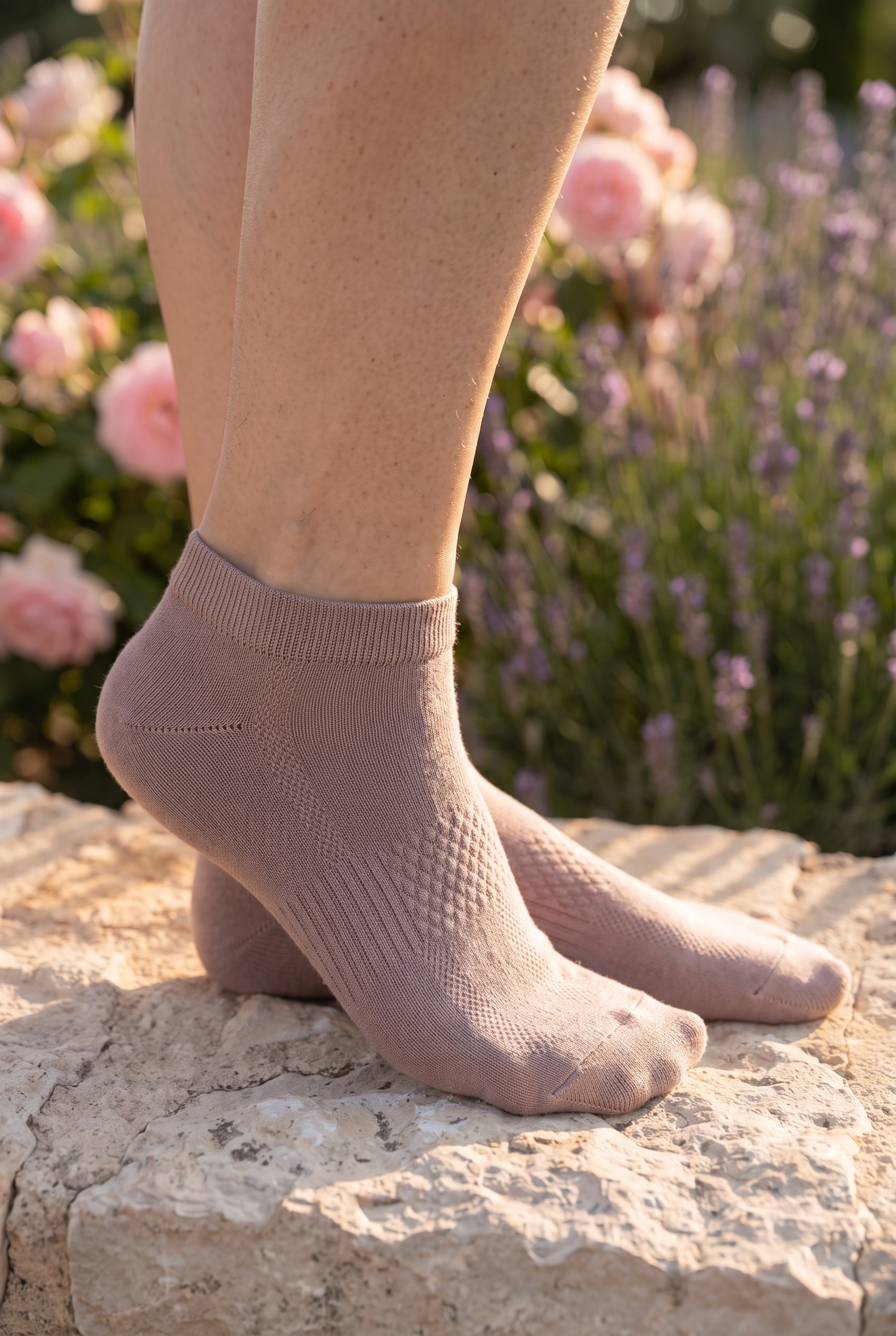 Chaussettes Courtes YELENA en bambou | Fini les pieds humides